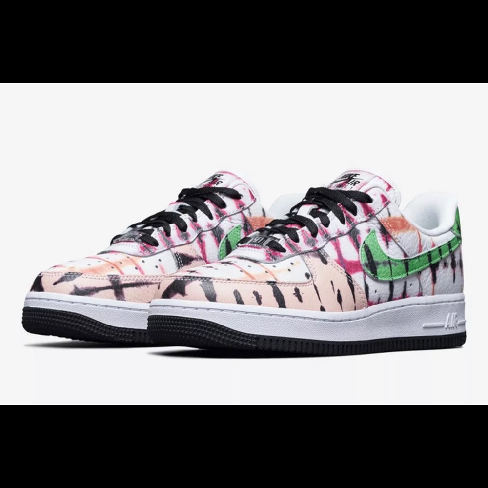 Nike Air Force 1 ‘07 Sneakers Black Tie Dye CW1267